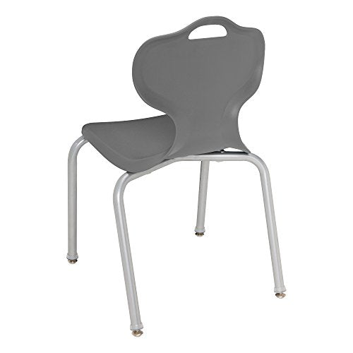 Learniture Profile Series School Chair, 18" Seat Height, Graphite, LNT-PRO18GP (Pack of 4)
