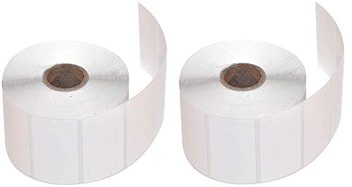 CompuLabel Direct Thermal Labels, 2 1/4 x 1 1/4 Inch, White, Roll, Permanent Adhesive, Perforations Between Labels, 1000 per Roll, (530594) (4 X Pack of 12)