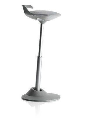 Via Motion Seating Muvman Sit-Stand Stool (Grey seat/Grey base)