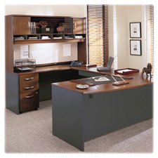 Bush Business Furniture Series C 36W 5 Shelf Bookcase in Hansen Cherry