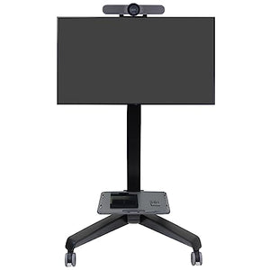 Ergotron Neo-Flex Mobile MediaCenter UHD Rolling Computer Cart - Black, for Heavy Monitors or TVs Up to 80 Inches, 90-120 lbs