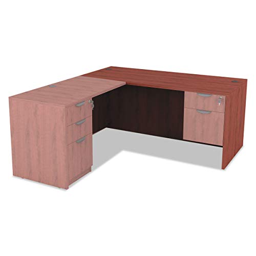Alera Valencia Series 66 by 30 by 29-1/2-Inch Desk Shell, Medium Cherry
