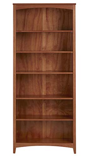 Camaflexi SHK345 Shaker Style Bookcase, 72", Brown