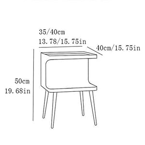 BinOxy Night Stand Sofa Side Table Coffee Table Living Room Household Small Table