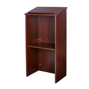 OEF Furnishings Floor Standing Lectern Podium, Mahogany (OEF222MY)