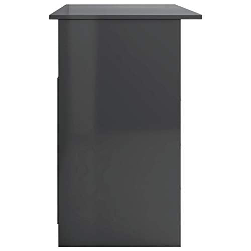 Writing Desk,Computer Desk with Storage Locker,Multipurpose Workstation,Simple Style Desk,Workstation Office Desk Writing Study Desk for Home Office,43.3"x19.7"x29.9" Chipboard