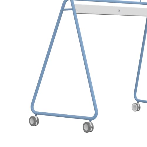 Vibe 55'' Interactive Whiteboard Portable Stand with Lockable Wheels - Blue