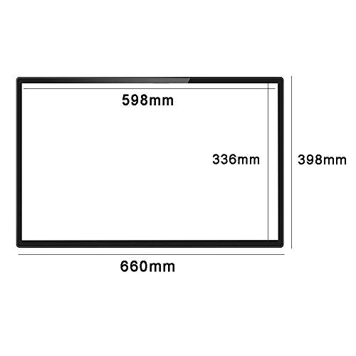 Generic 32-inch Electronic Photo Album 1080P Advertising Player IP with Calendar, Remote Control, Time, Automatic Switch, Slide Show (Black)
