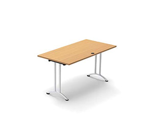 Team Tables 18 Person Beech Folding Training Tables with Task Chairs