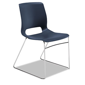 HON Motivate Seating High-Density Stacking Chair, Regatta/Chrome, 4/Carton