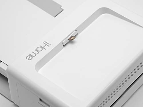 iHome® Photo Printer Dock, Full Size 4x6 inch Printouts (White)