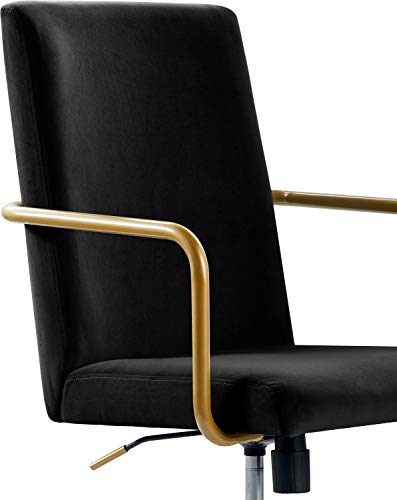 Elle Decor CHR10058A Giselle Home Office Chair, Black