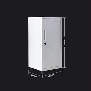 noxozoqm File Cabinets Creative Disassembly with Lock Metal Locker Storage Protection 40X40X85cm