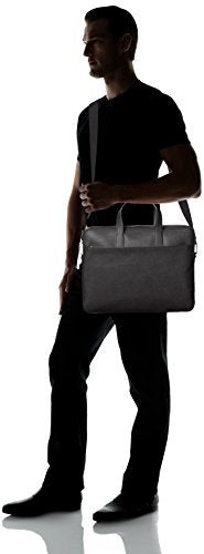 Jack Spade Men's Barrow Leather Slim Brief, Grey, One Size