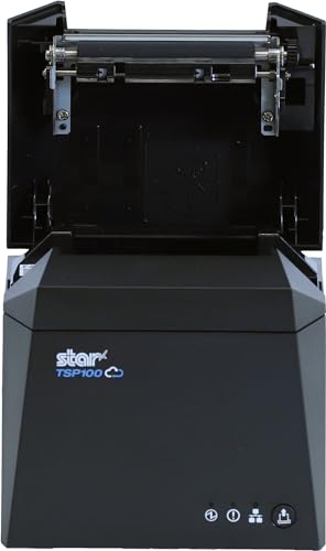 Star Micronics TSP143IVUE USB/Ethernet Thermal Receipt Printer - Gray
