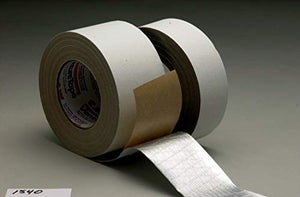 3M Venture Tape ASJ Facing Tape 1540CW, White, 72 mm x 45.7 m, 16 rolls per case