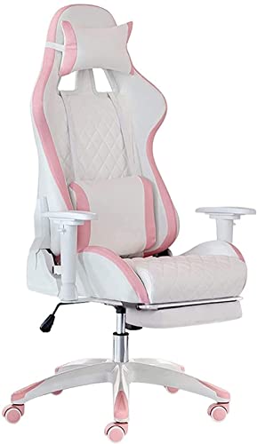 UsmAsk Office Chair Comfortable Ergonomic Computer Chair with Lumbar Support and Armrests - Adjustable Gaming Work Desk Chair (Color: B Size: with feet)
