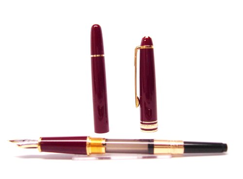 Montblanc Meisterstuck Classique Burgundy Bordeaux 144R Fountain Pen 13679