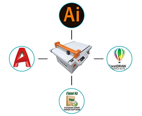 POVOKICI USA 24" x 35" Auto Fed Flatbed Digital Cutter for DTF Printing Film