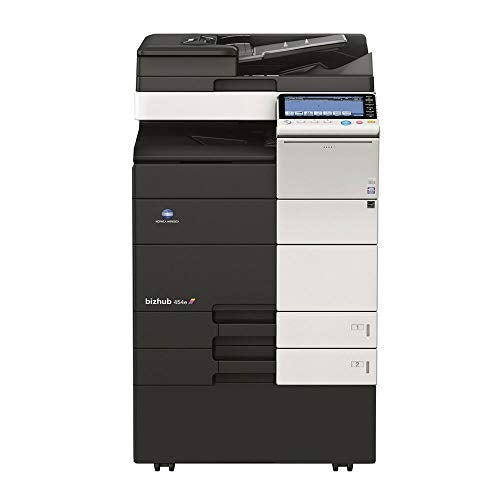 Konica Minolta Bizhub 454 A3 A4 Monochrome Laser Multifunction Printer - 45ppm, Copy, Print, Scan, Auto Duplexing, Network Connectivity, 12x18 Media, 2 Trays, Stand