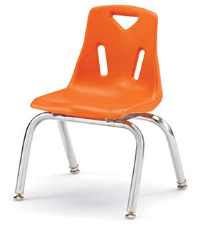 Jonti-Craft Berries Kids Stacking Chair, 12" Height, Orange