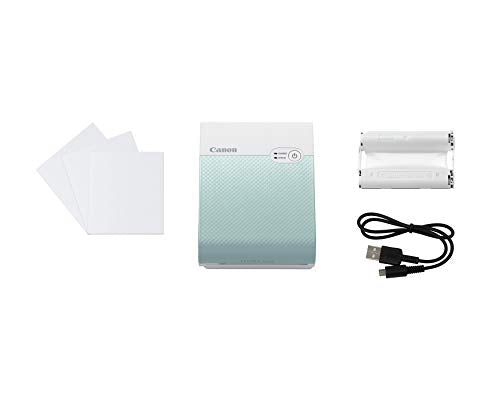 Canon SELPHY QX10 Portable Square Photo Printer for iPhone or Android, Green