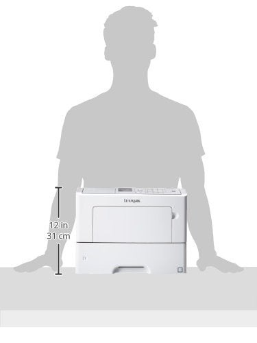Lexmark MS610dn Monochrome Laser Printer,  Network Ready, Duplex Printing and Professional Features