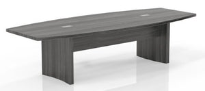 Mayline 10' Conference Table Dimensions: 120"W X 48"D X 29.5"H Table Sit 10 People 1 5/8" Thick Work Surface Two Grommets For Wire Management - Gray Steel