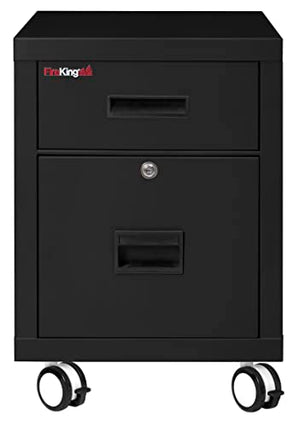 FireKing Mobile Pedestal 1-Hour Fire-Rated File Cabinet