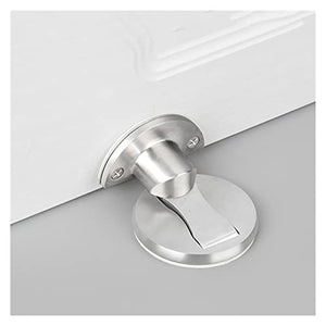 None Magnetic Door Stopper 304 Stainless Steel Magnet Door Stop Holder White-Fruit Peach5 Size 1