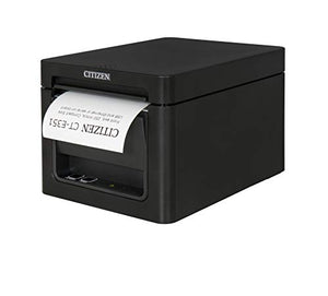 Citizen Thermal POS Printer CT-E351, Front Exit, Ethernet & USB, Black