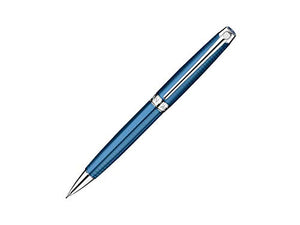 Caran d'Ache CD4769.168 0.7 mm Leman Grand Blue Silver Plated/Rhodium Coated Mechanical Pencil