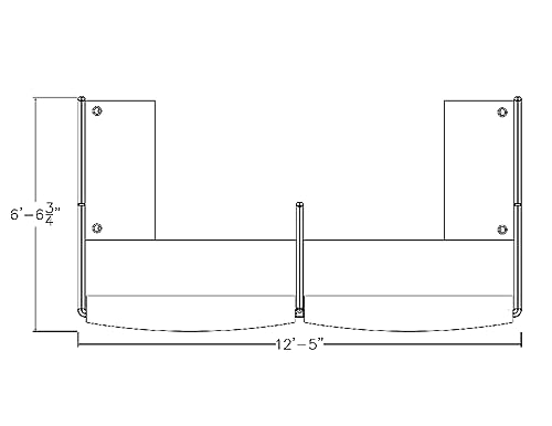 SKUTCHI DESIGNS INC. U-Shaped Reception Desk with Storage & Transaction Counter | Emerald Cubicle Collection | 6x12x39"H | Black Oak