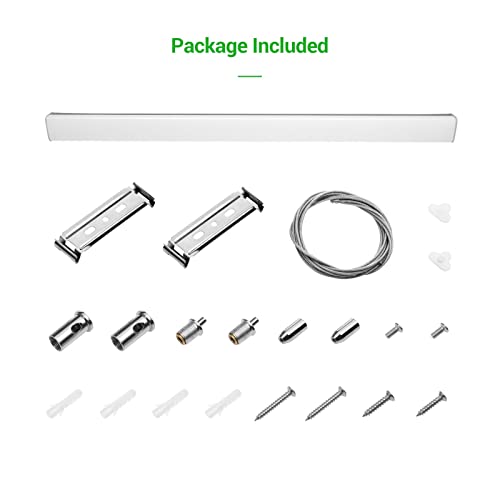 Amberbaby Under Cabinet LED Flushmount Light, Waterproof Commercial Security Lighting 9 Pack