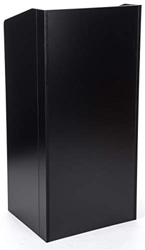 Displays2go Portable Folding Lectern - Black (OLILCTFOLBK)