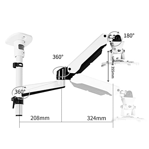 CHICKEN Wall Mounted Telescopic Projector Stand (Color: B)