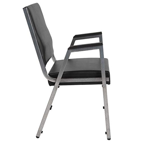 Flash Furniture 4-XU-DG-60443-670-1-BK-VY-GG Bariatric Chairs, 4 Pack, Black Vinyl