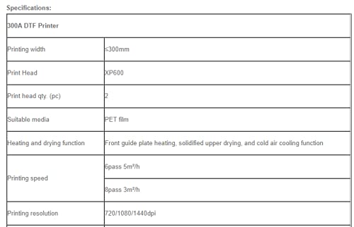 POVOKICI A3 Size DTF Printer（ Direct to Film Printer ） with 2 XP-600 Printheads and RIP Software