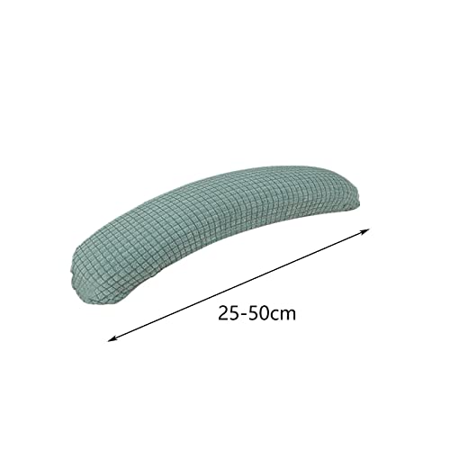 NOALED Removable Office Chair Armrest Covers, 2 Pieces, Washable Gaming Chair Protectors, Green