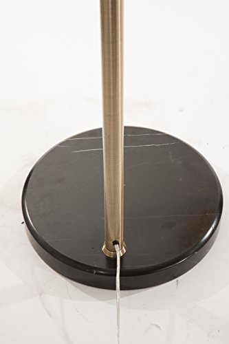 Nova of California 2111017 Luna Bella Arc Lamp, Weathered Brass