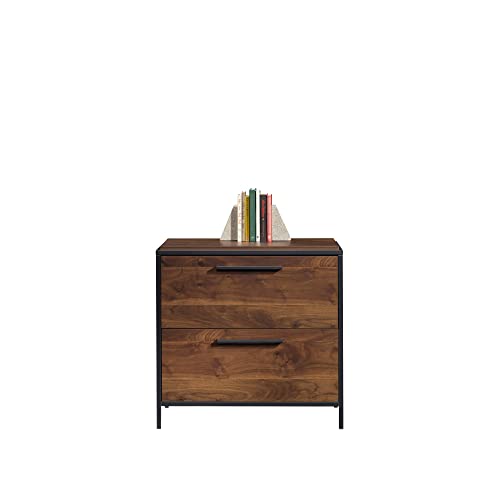 Sauder Lateral File Cabinet, Grand Walnut Finish, L: 30.24" x W: 17.24" x H: 29.53