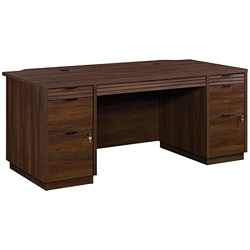 Home Square 3-Piece Set: Executive Desk Hutch & 2-Drawer Lateral File Cabinet