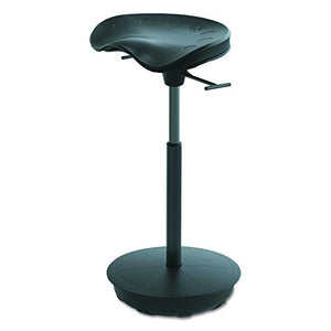 Active Collection FWS-1000-BK Pivot Stand-up Leaning Seat , Matte Black