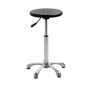Retro Polyurethane Swivel Bar Chair Stool No Arm and Back for Office Medical Massage Spa Hairdresser Salon Use, 360 Degree Swivel, 500LBS Capacity, 21.26"-32.68" Seat Height