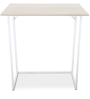 Joy Folding Standing Desk by Stand Steady | Compact Stand Up Desk for Home Office | Space-Saving Foldable Workstation with Modern Wood Print | Easy Assembly (Maple / 35 in x 23 in)
