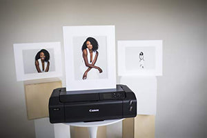 Canon imagePROGRAF PRO-300 Wireless Color Wide-Format Printer, Prints up to 13"X 19", 3.0" LCD Screen with Profession Print & Layout Software and Mobile Device Printing, Black