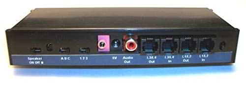 Image Audio SX4LP 4-Line Music On Hold Device | Small Business PBX Music On Hold | USB, mp3 | Easy Setup