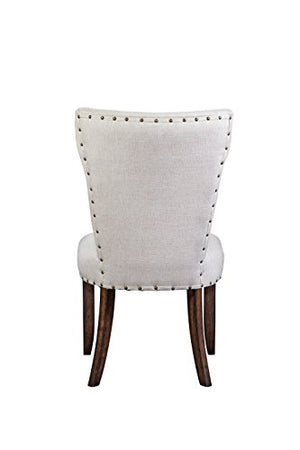Furniture At Home Selwyn Collection Side Chair, Set of 2, Cream