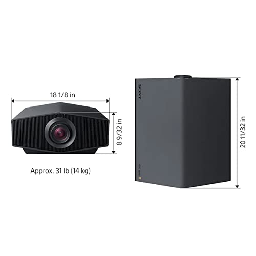 Sony 4K HDR Laser Home Theater Projector - VPL-XW5000ES, Black