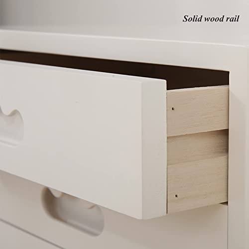 BIZOLE Flat File Cabinet Storage with Lockable Drawers - Wooden Desktop Organizer (Size: B)